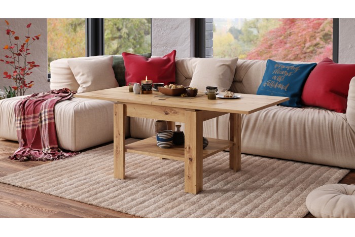 LEO Stejar Artisan - MASĂ COMPACTĂ CU...